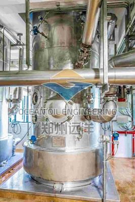 500TPD PLC تجهیزات تصفیه روغن خوراکی ISO9001 برای پردازش روغن سویا