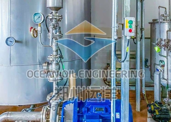 خط تولید 380 ولت بیودیزل فرآیند استریفیکاسیون با تقطیر اسید چرب PLC