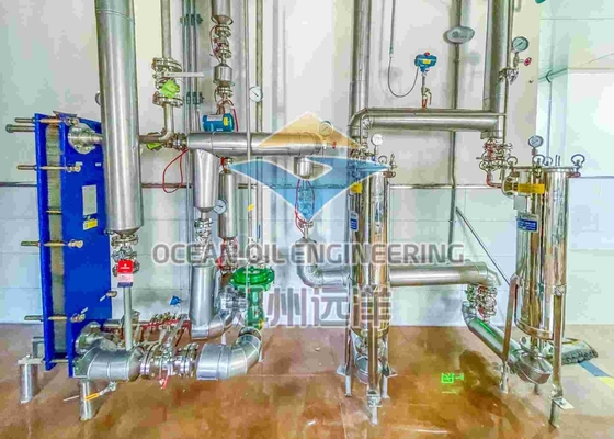 دستگاه تمام اتوماتیک تصفیه روغن خوراکی کارخانه پیوسته 3 فاز دستگاه کوچک 380V/440V