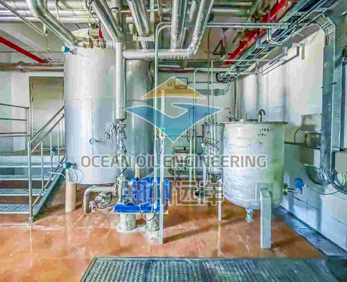 سیستم کنترل PLC تجهیزات تصفیه روغن غذایی برای تولید 200-500TPD