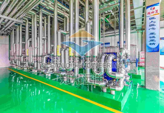 پردازش کامل روغن نخل با سیستم کنترل PLC / DCS