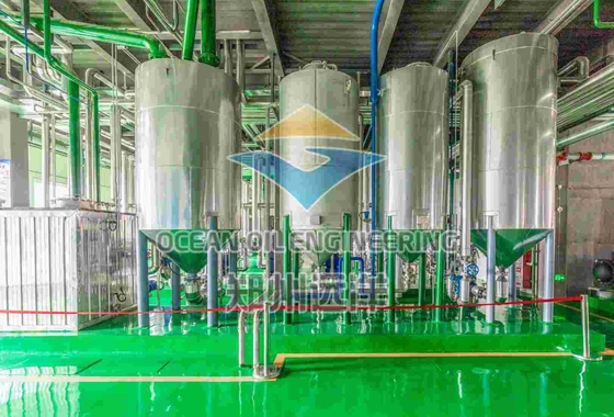 30 تا 1500 تن ظرفیت کارخانه پیش پردازش روغن با سیب لرزش