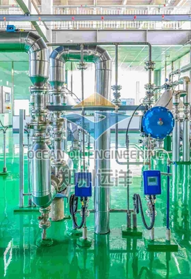 دستگاه فرکشن 200 درجه سانتیگراد API 650 برای روغن نخل با فشار 0.3MPa