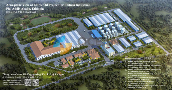تجهیزات پالایش روغن خوراکی روغن زدایی روغن 30-1500TPD صرفه جویی در انرژی