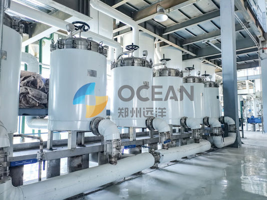 فولاد ضد زنگ کارخانه تصفیه روغن خوراکی اتوماتیک 20-500 تن در روز